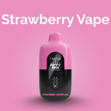 Fifty Bar Strawberry Vape