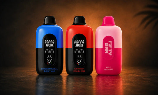 how long does a fifty bar vape last