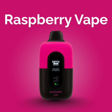 Fifty Bar Raspberry Vape